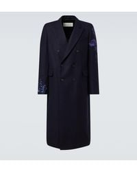 Dries Van Noten - Floral Double-Breasted Wool Coat - Lyst