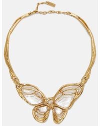 Chloé - Butterfly Pendant Necklace - Lyst