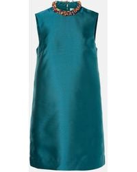 ALÉMAIS - Abito Corto Con Perline - Lyst