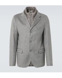 Herno - Cashmere Single-Breasted Blazer - Lyst