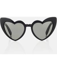 Saint Laurent - Sl 181 Loulou Heart-shaped Sunglasses - Lyst