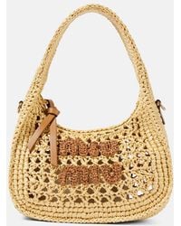 Miu Miu - Wander Small Logo Shoulder Bag - Lyst