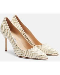 Manolo Blahnik - Bb Woven Pumps - Lyst