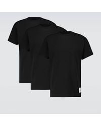Jil Sander - Set Aus Drei T-Shirts Aus Baumwolle - Lyst