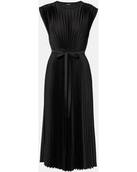 JOSEPH - Midikleid Volta Aus Satin - Lyst