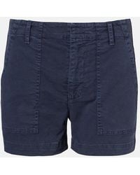 Nili Lotan - Utility Cotton Shorts - Lyst
