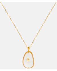 Zimmermann - Crystal Pebble Gold-plated Necklace - Lyst