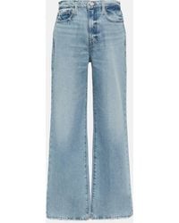 FRAME - Jean ample Le Jane a taille haute - Lyst