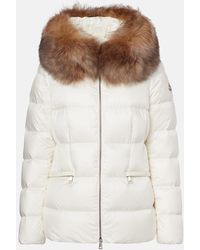 Moncler - Boed Shearling-Trimmed Down Jacket - Lyst