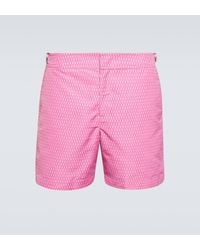 Orlebar Brown - Bulldog Printed Swim Shorts - Lyst