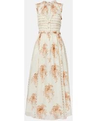 Ulla Johnson - Kasia Floral Silk-Blend Maxi Dress - Lyst