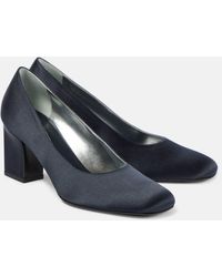 The Row - Fiore Satin Pumps - Lyst