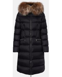 Moncler - Boedic Shearling-Trimmed Down Coat - Lyst