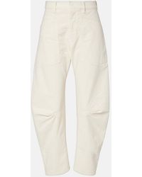 Nili Lotan - Shon Corduroy Barrel-Leg Pants - Lyst