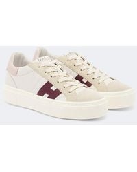 Hogan - Crosswind Leather Sneakers - Lyst