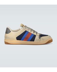 screener leather sneaker gucci