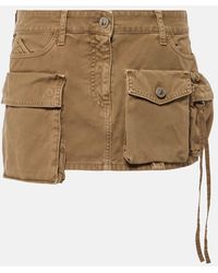 The Attico - Minirock Fay Aus Denim - Lyst