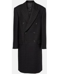 Wardrobe NYC - Oversized Checked Virgin Wool Coat - Lyst