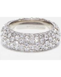 AMINA MUADDI - Cameron Crystal-Embellished Ring - Lyst