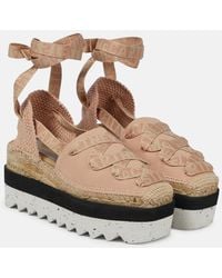 Stella McCartney - Gaia Platform Espadrilles - Lyst