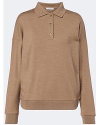 Max Mara - Virgin Wool Polo Sweater - Lyst