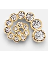 Sophie Bille Brahe - Reve Escargot Petit 18Kt Earring With Diamonds - Lyst