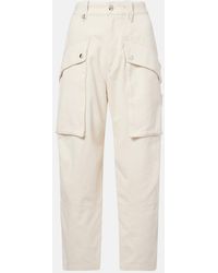Isabel Marant - Jannick Low-Rise Cotton Cargo Pants - Lyst