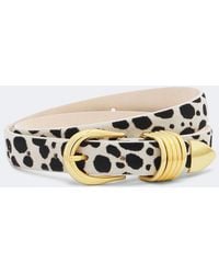 DEHANCHE - Hollyhock Calf Hair Belt - Lyst