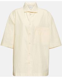 Lemaire - Oversize-Hemd aus Baumwolle - Lyst