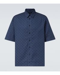 Givenchy - Embroidered Denim Shirt For - Lyst