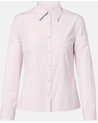 Calvin Klein - Pinstripe Cotton Poplin Shirt - Lyst