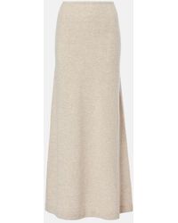 AYA MUSE - Luna Cashmere Maxi Skirt - Lyst