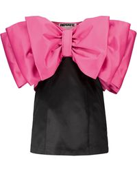 ROTATE BIRGER CHRISTENSEN Minikleid Natalie aus Satin - Pink