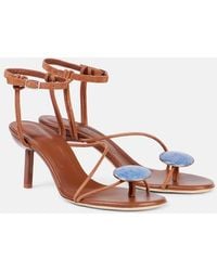 Christopher Esber - Verzierte Sandalen Doma 70 Aus Leder - Lyst