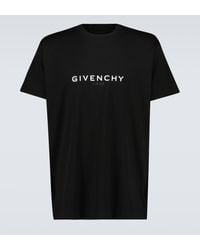 Givenchy - Logo Cotton Jersey T-shirt - Lyst