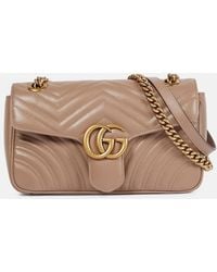 Gucci - GG Marmont Small Matelasse Leather Shoulder Bag - Lyst