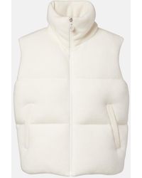 Perfect Moment - Wool And Cashmere Down Vest - Lyst