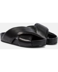 Jil Sander - Padded Leather Sandal - Lyst