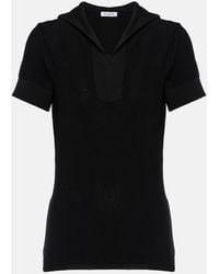 Alaïa - Cropped Knit Top - Lyst