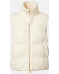 Varley - Irina Cable-Knit Puffer Vest - Lyst