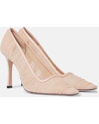 Jimmy Choo - Lotta 100 Tulle Pumps - Lyst