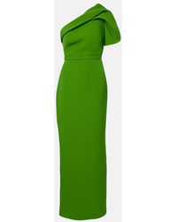 Safiyaa - One-Shoulder Crepe Gown - Lyst