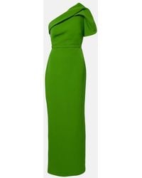 Safiyaa - One-Shoulder Crepe Gown - Lyst