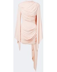De La Vali - Persia Draped Jersey Minidress - Lyst