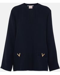 Valentino - Vgold Cady Couture Top - Lyst