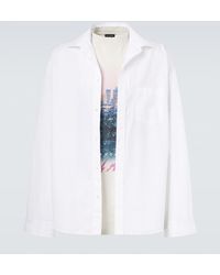 Balenciaga - Hemd Aus Jersey Und Popeline - Lyst