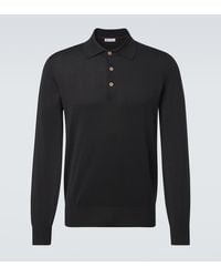 Brunello Cucinelli - Cotton Polo Sweater - Lyst