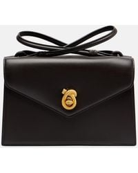 Bottega Veneta - Schultertasche Knot Lock Small Aus Leder - Lyst