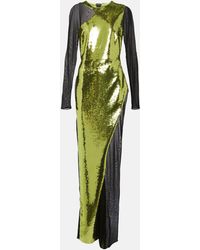 Tom Ford - Robe longue en tulle a sequins - Lyst
