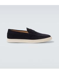 Brunello Cucinelli - Loafers Aus Veloursleder - Lyst